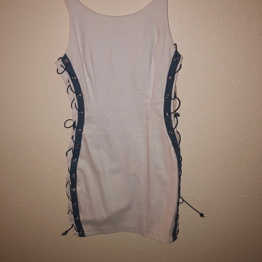 Fashion Nova Mini Dress - Lace Up